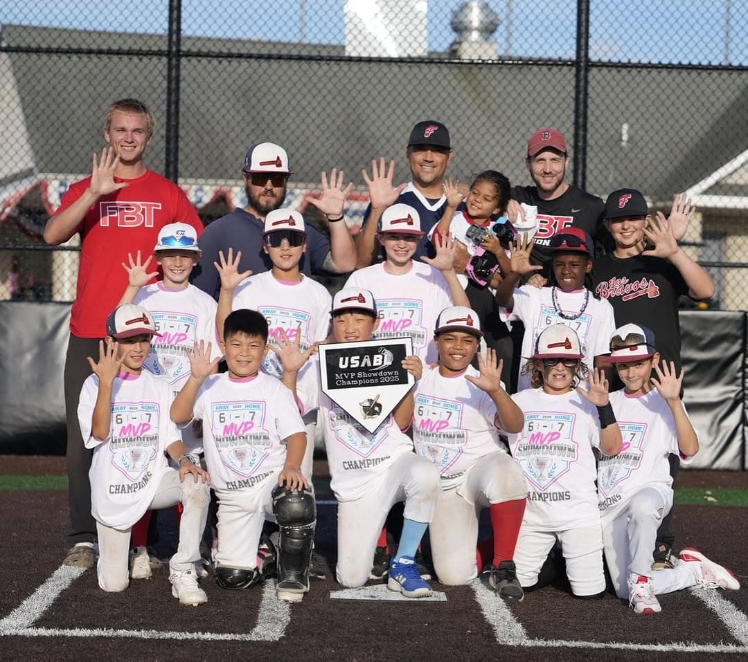 FB Braves players and families representing the organization