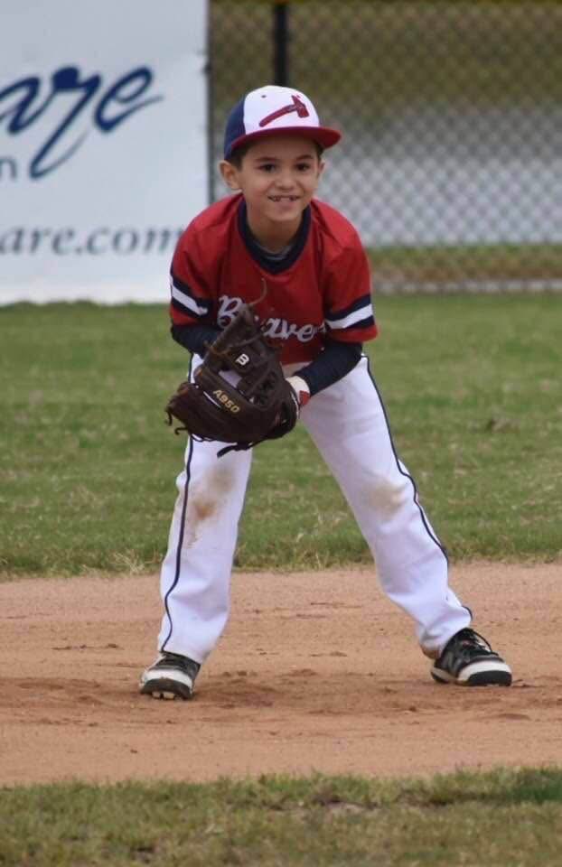 Vinny Dorey as a young FB Braves player
